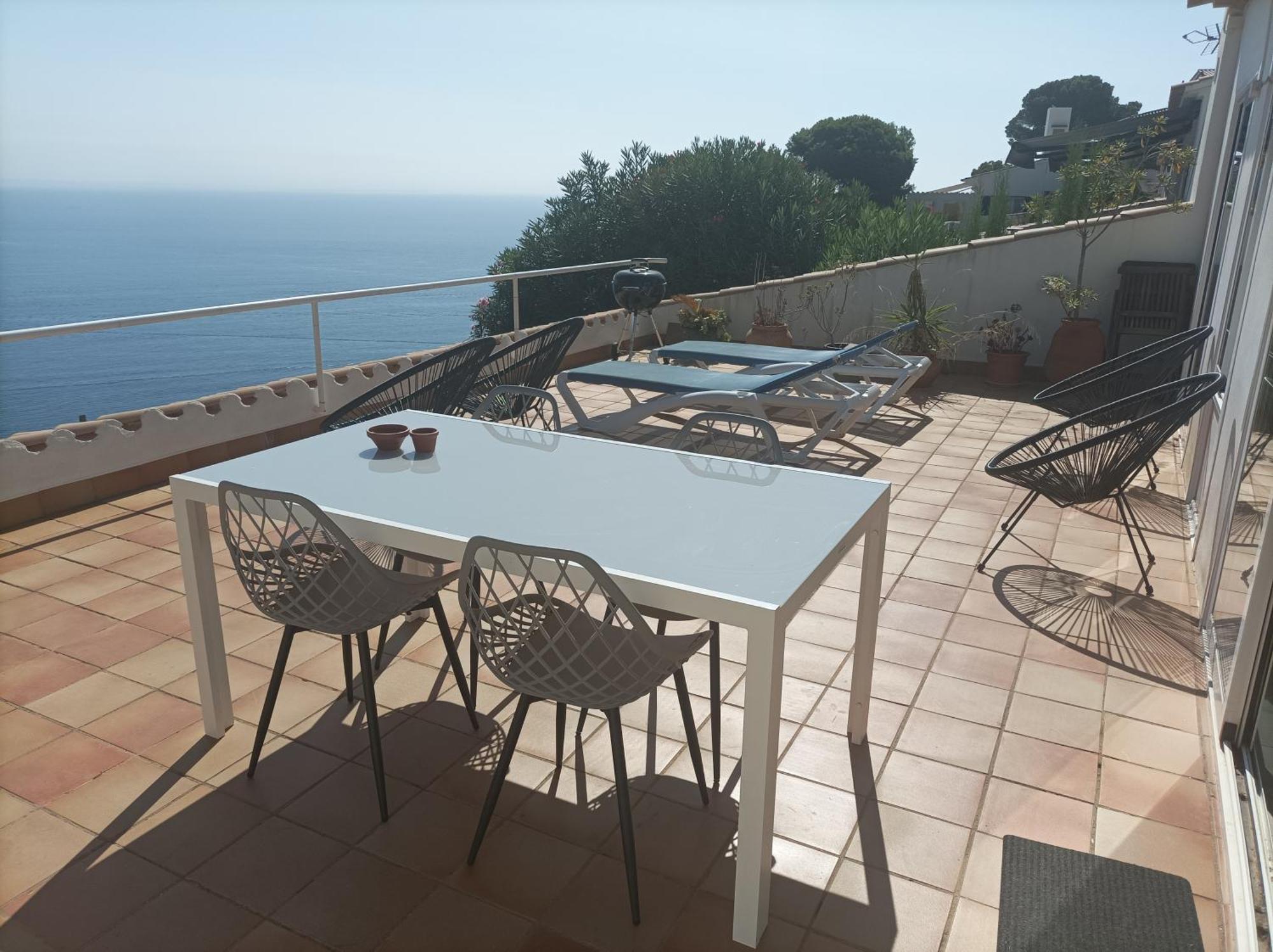 "La Terrasse De La Mer 8" -Climatisation-Wifi-Bbq -Piscine-Parking Begur Luaran gambar